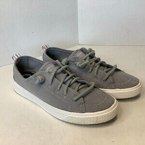 Women's Sperry Shorefront STS86112 Slip On Sneaker Size 7 M Gray